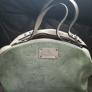 Patricia Nash Mint green satchel